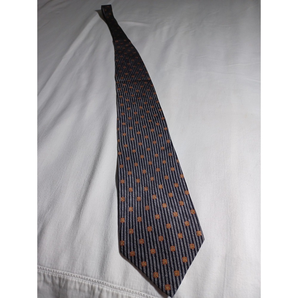 Korean Air Ties Mens One Size Multicolor Silk Geometric Airlines Lot 4 Neckties